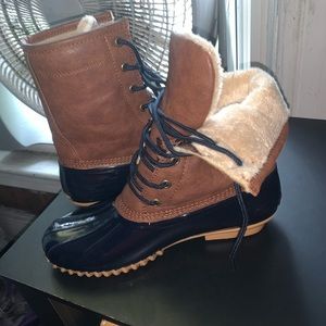 Sporto boots blue and brown boots